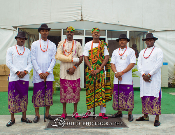 Nigerian Traditional Groom and friends Tosin and Alhassan Diko Photography LoveWeddingsNG