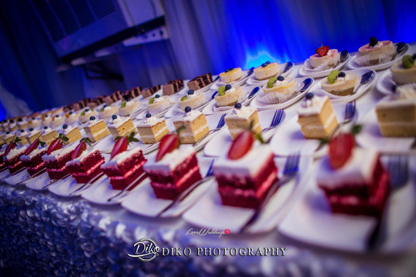 Nigerian Wedding Desserts Toyosi Ilupeju and Wole Makinwa WED Dream Wedding Details Diko Photography LoveWeddingsNG 1