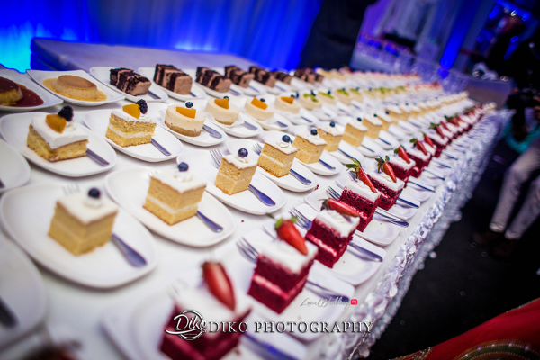 Nigerian Wedding Desserts Toyosi Ilupeju and Wole Makinwa WED Dream Wedding Details Diko Photography LoveWeddingsNG