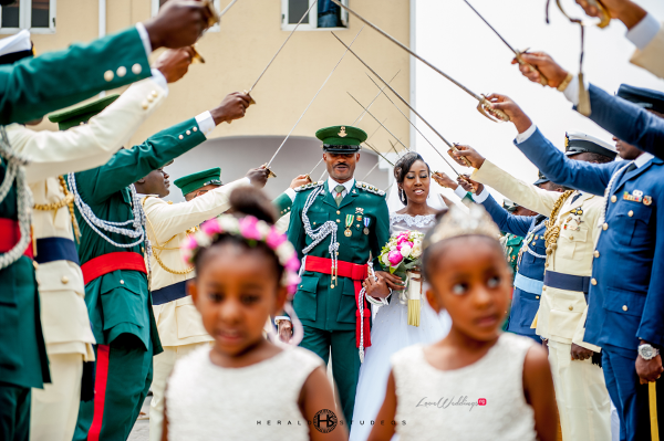Nigerian military wedding Tosin and Hassan Herald Studeos LoveWeddingsNG