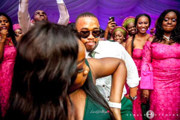 Nigerian wedding guests turning up Tosin and Hassan Herald Studeos LoveWeddingsNG