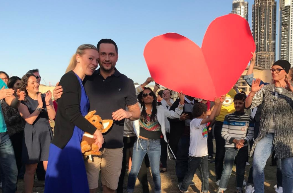 Surprise Flashmob Proposal My Wedding Dubai Emaar Hospitality Group LoveWeddingsNG