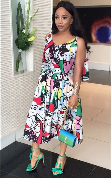 Toke Makinwa Nigerian Wedding Guest Style Inspiration LoveWeddingsNG 1