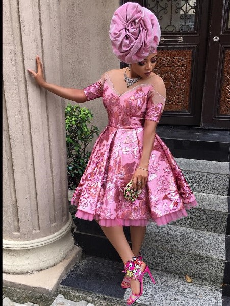 Toke Makinwa Nigerian Wedding Guest Style Inspiration LoveWeddingsNG 2