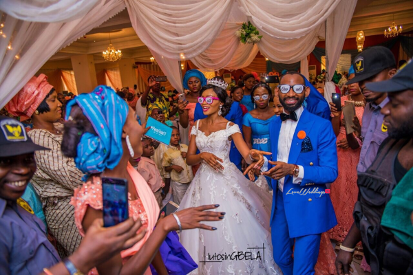 Nigerian Bride and Groom Adetola Adeleke and Olapemi Awolola LoveWeddingsNG 1