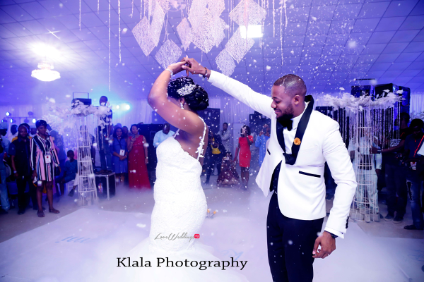 Nigerian Couple First Dance The Fadinas Bridal Party Klala Photography LoveWeddingsNG