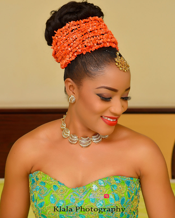 Nigerian Traditional Bridal Makeup Ifeyinwa and Chidi Klala Photography LoveWeddingsNG 2