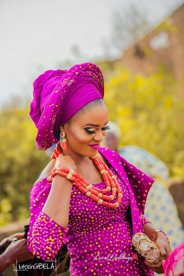 Nigerian Traditional Bride Adetola Adeleke and Olapemi Awolola LoveWeddingsNG