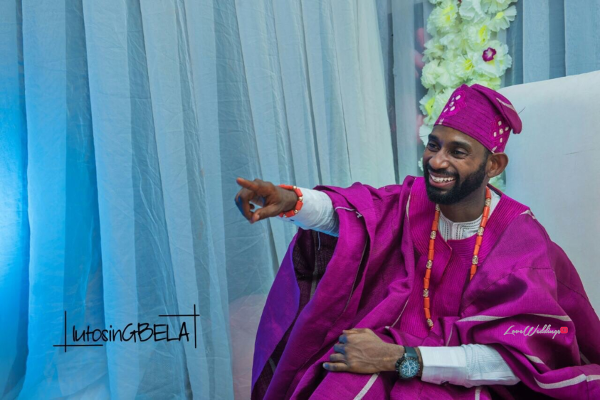 Nigerian Traditional Groom Adetola Adeleke and Olapemi Awolola LoveWeddingsNG