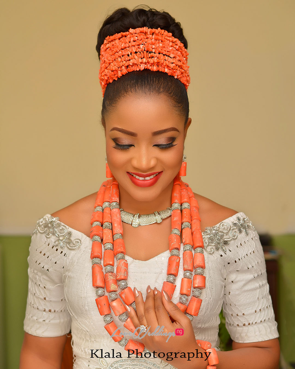 Nigerian Traditional Igbo Bridal Makeup Ifeyinwa and Chidi Klala Photography LoveWeddingsNG