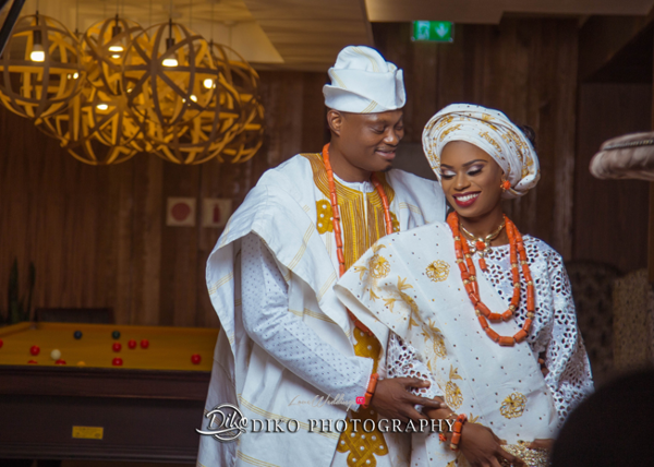 Nigerian Tradtional Bride and Groom Omolade and Adekunle Diko Photography LoveWeddingsNG 2