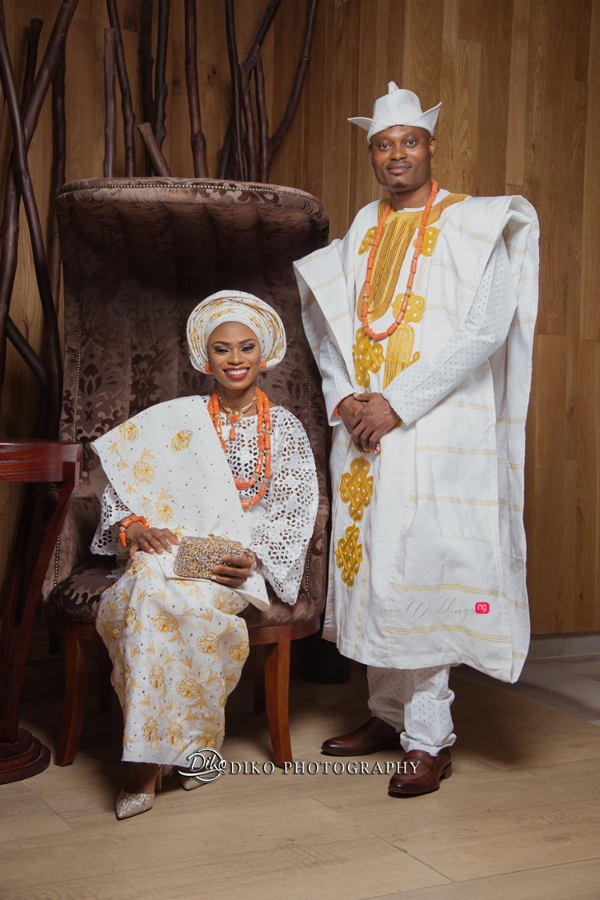 Nigerian Tradtional Bride and Groom Omolade and Adekunle Diko Photography LoveWeddingsNG 4