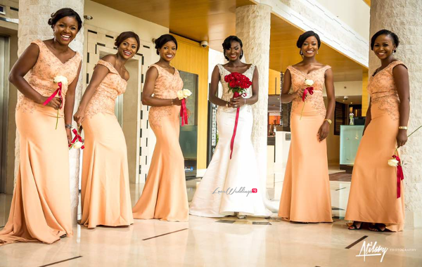 Gambian Bride and Bridesmaids Fatou and Obinna Ifedi #FOBI17 2706 Events LoveWeddingsNG