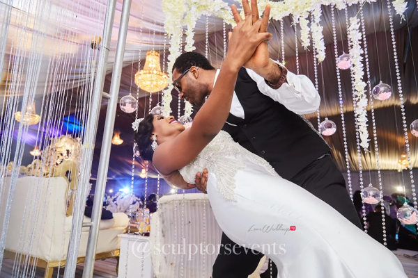 Nigerian Bride and Groom Seno and Patrick First Dance Sculptors Events LoveWeddingsNG 3