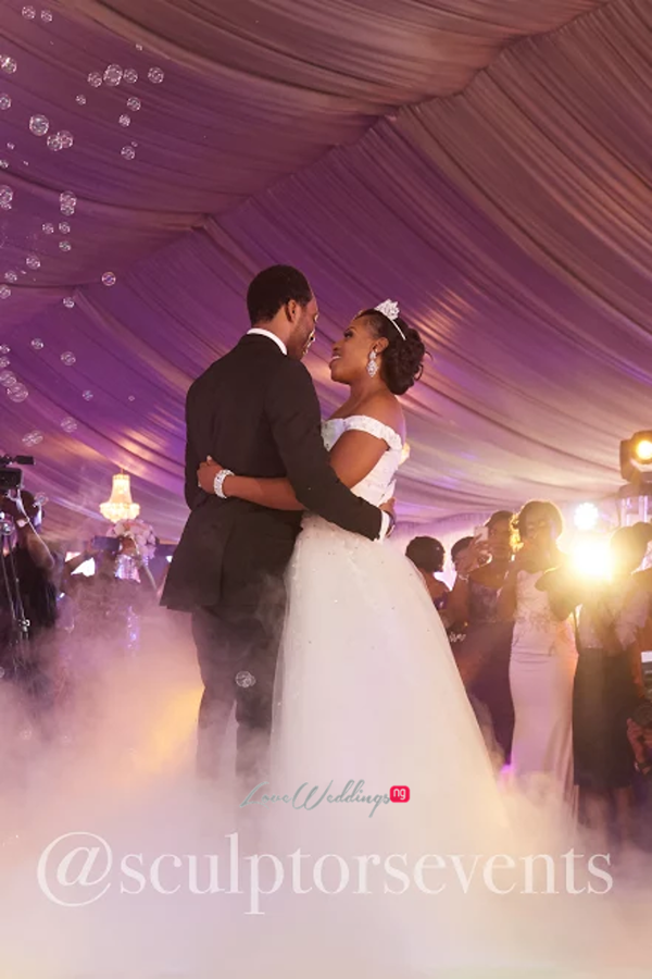 Nigerian Bride and Groom Seno and Patrick Sculptors Events LoveWeddingsNG 2