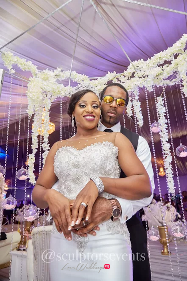 Nigerian Bride and Groom Seno and Patrick Sculptors Events LoveWeddingsNG 3