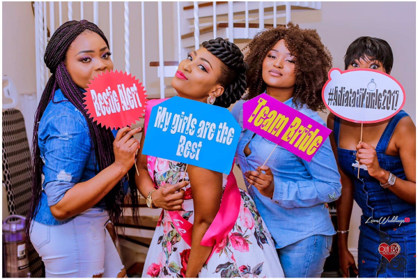 Nigerian Denim Themed Bridal Shower Adiat Bride to be and Friends LoveWeddingsNG 1