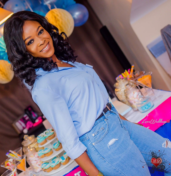 Nigerian Denim Themed Bridal Shower Adiat Friend LoveWeddingsNG 1