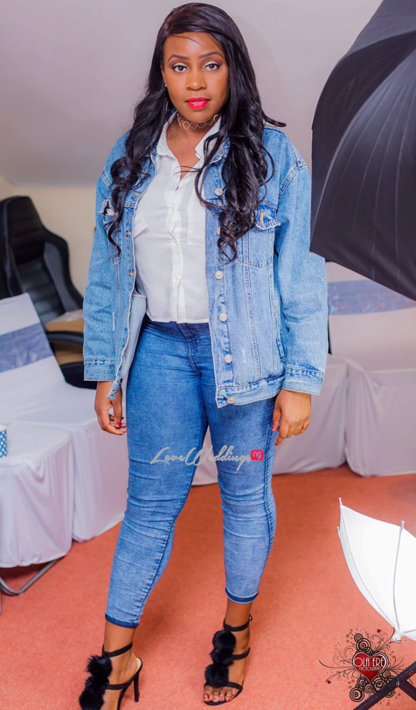 Nigerian Denim Themed Bridal Shower Adiat Friend LoveWeddingsNG 2