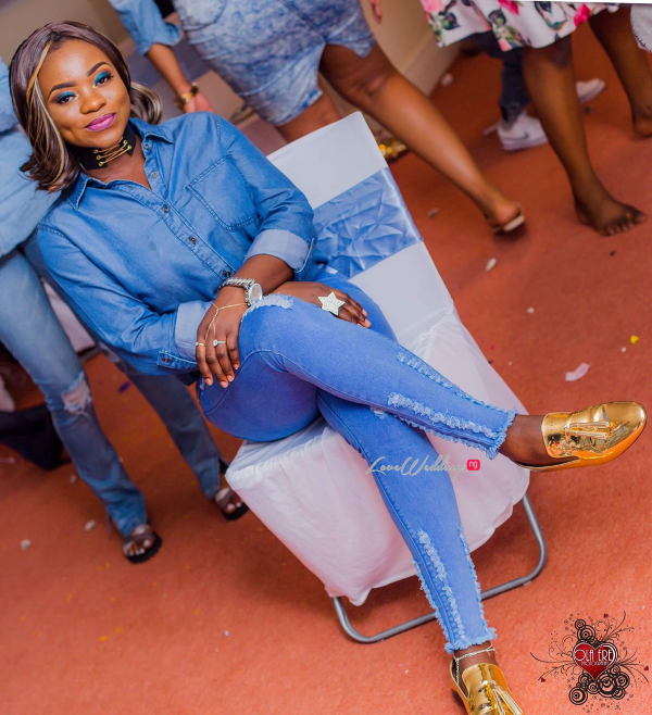 Nigerian Denim Themed Bridal Shower Adiat Friend LoveWeddingsNG 3