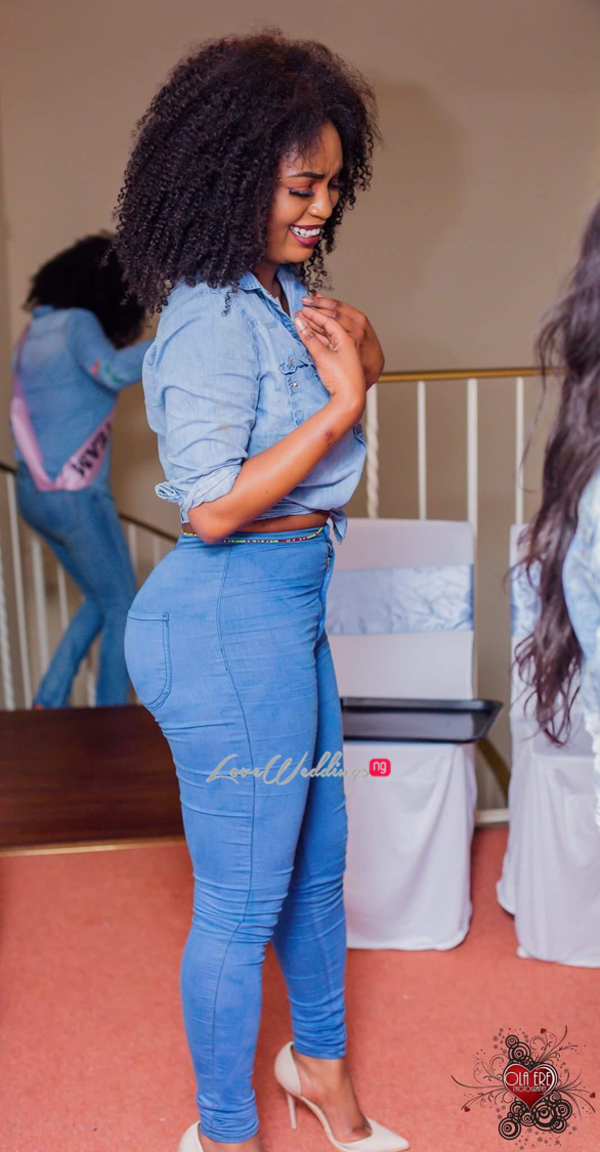 Nigerian Denim Themed Bridal Shower Adiat Friend LoveWeddingsNG