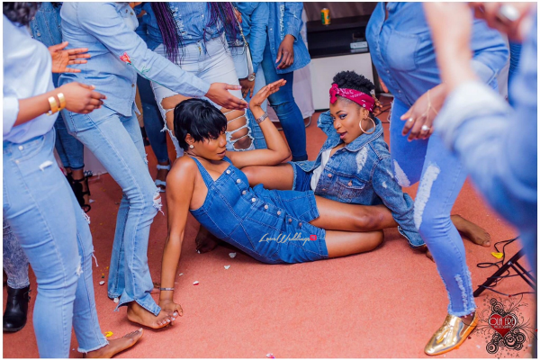 Nigerian Denim Themed Bridal Shower Adiat Friends LoveWeddingsNG 1