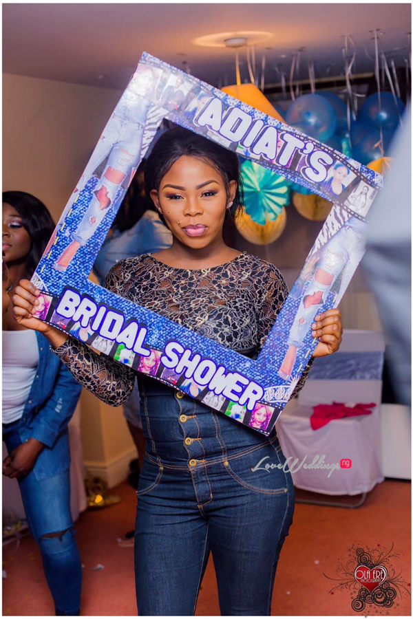 Nigerian Denim Themed Bridal Shower Adiat Insta Photo Frame LoveWeddingsNG 1