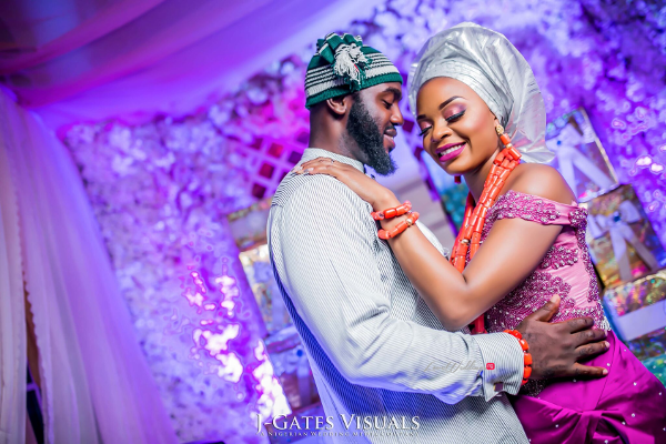 Nigerian Traditional Bride and Groom Wanni Fuga and Sam Wabara LoveWeddingsNG 1