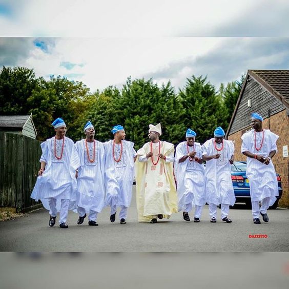 Nigerian Traditional Groom and Groomsmen Dazzito Photography LoveWeddingsNG
