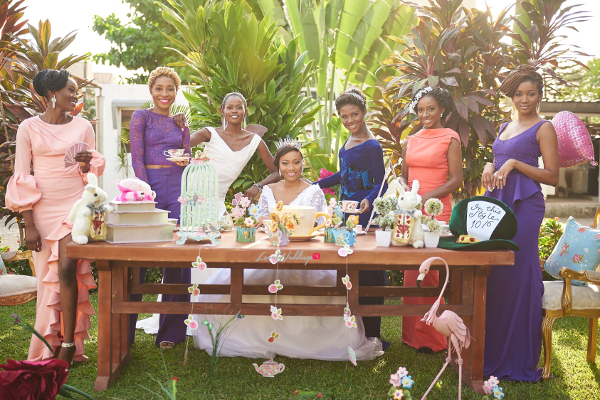 The Elpis Megalio Bride in Wonderland Garden Tea Party - LoveweddingsNG