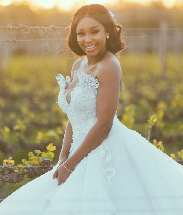 Minnie dlamini hotsell wedding dress designer