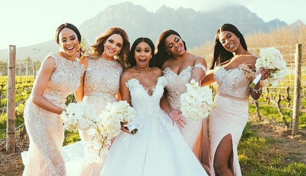 #BecomingMrsJones | First photos from Minnie Dlamini & Quinton Jones’ Wedding