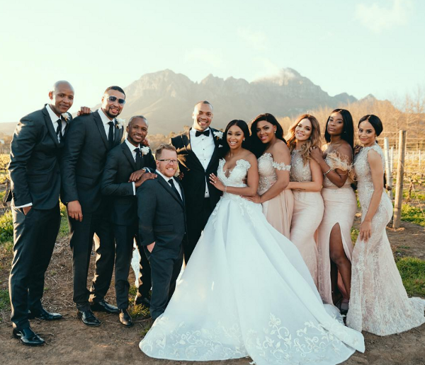 Minnie dlamini 2024 wedding dress designer