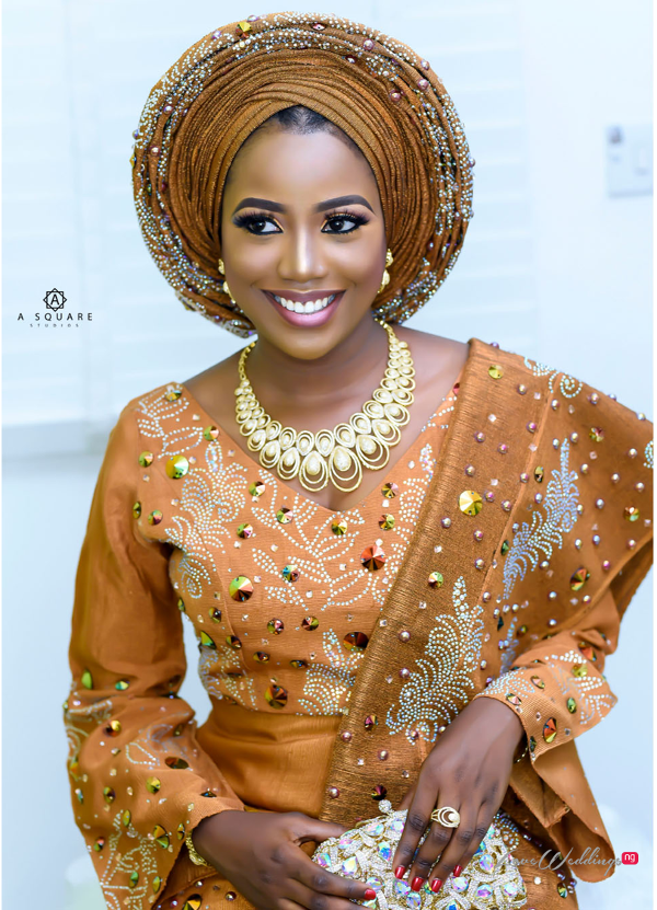 Blinged out Nigerian Traditional Bridal Inspiration | ASquare Studios ...