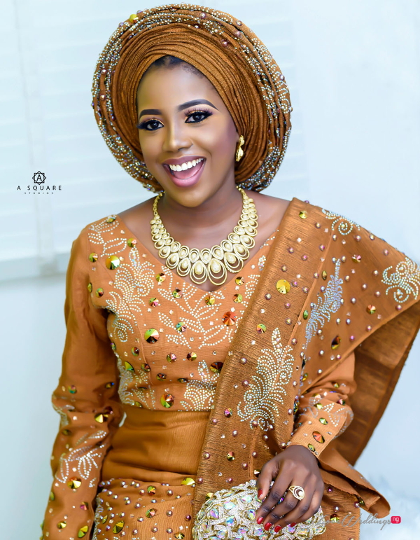 Blinged out Nigerian Traditional Bridal Inspiration | ASquare Studios ...