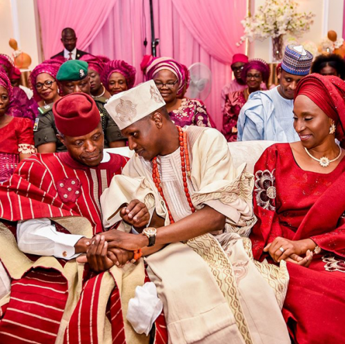 The Vice President’s daughter, Damilola Osinbajo and Oluseun Bakare’s ...