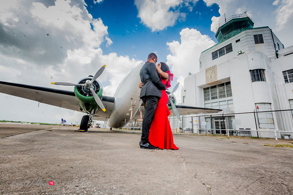 We Love Priye & Kelvin’s Vintage Airport Themed Pre-Wedding Shoot