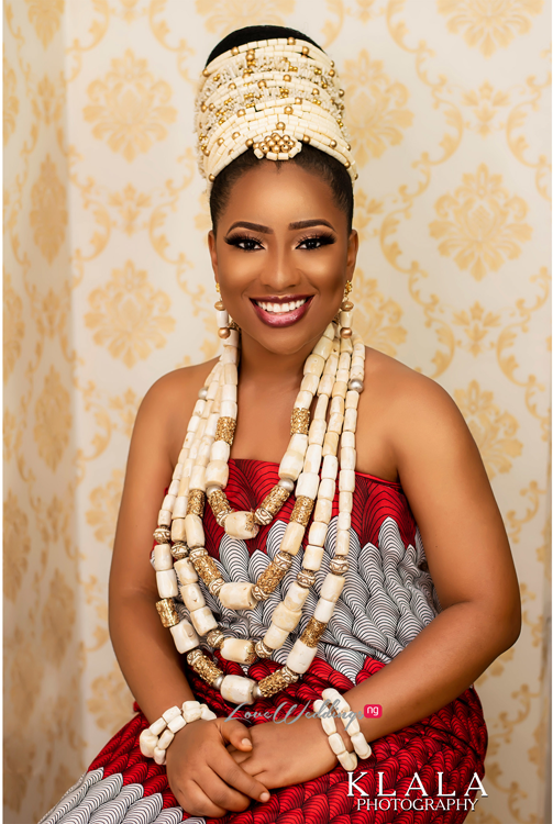 Red coral or white ivory traditional bridal beads, pick a side! -  LoveweddingsNG