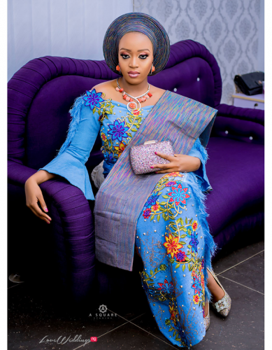 This trad look has embroidery in all the right places - LoveweddingsNG