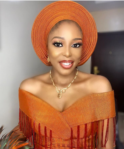 Orange is the latest trending colour for Nigerian traditional brides ...