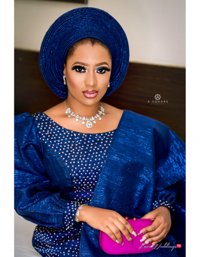 Blue Traditional Bridal Inspiration - LoveweddingsNG