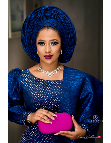 Blue Traditional Bridal Inspiration - LoveweddingsNG