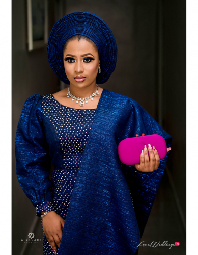 Blue Traditional Bridal Inspiration - LoveweddingsNG