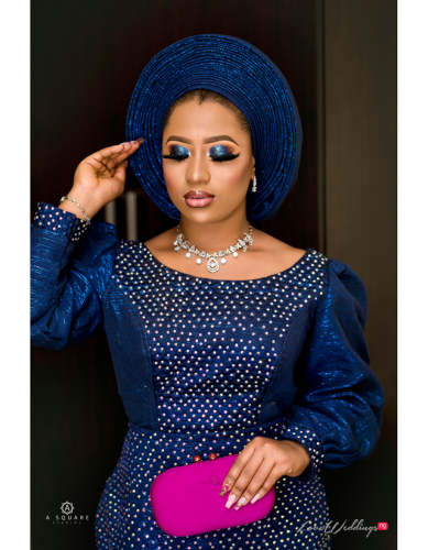 Blue Traditional Bridal Inspiration - LoveweddingsNG