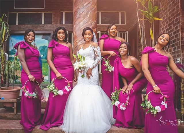 bridesmaid floral hoop