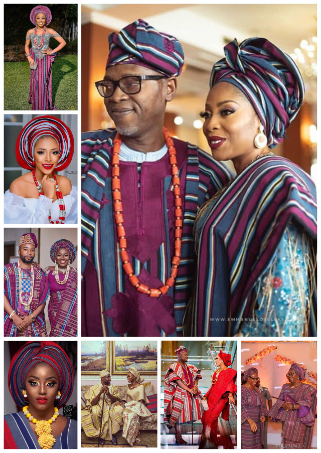 Bridal aso oke outlet for engagement