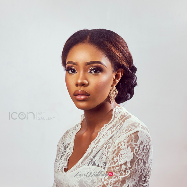 This bridal hairstyle was created with a U-part wig – LoveweddingsNG