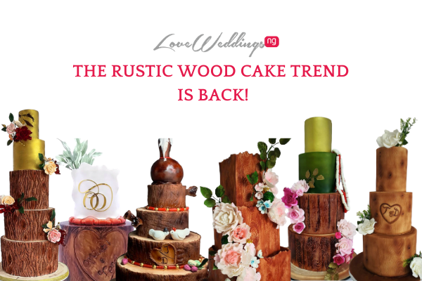 The rustic wood cake trend is back!