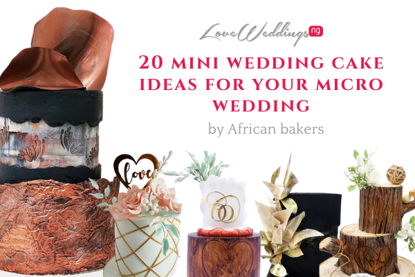 20 simple wedding cake ideas for your micro wedding