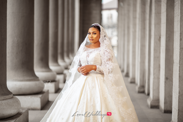 This bridal shoot at Mapo Hall, Ibadan will make you do a double-take